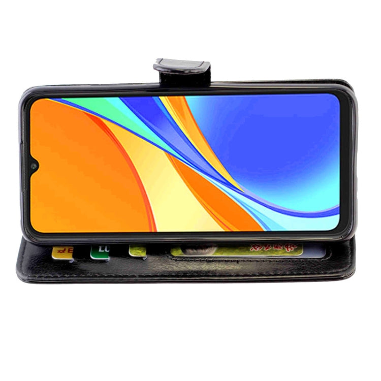 For Xiaomi Redmi 9C Crazy Horse Texture Leather Horizontal Flip Protective Case with Holder & Card Slots & Wallet & Photo Frame