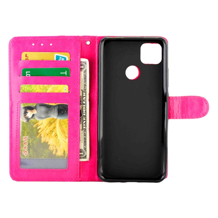 For Xiaomi Redmi 9C Crazy Horse Texture Leather Horizontal Flip Protective Case with Holder & Card Slots & Wallet & Photo Frame