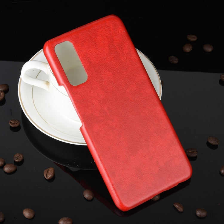 For Huawei Enjoy Z/Enjoy 20 Pro Shockproof Litchi Texture PC + PU Case