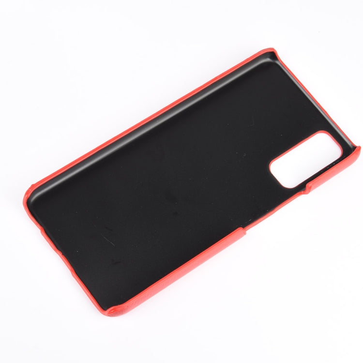 For Huawei Enjoy Z/Enjoy 20 Pro Shockproof Litchi Texture PC + PU Case