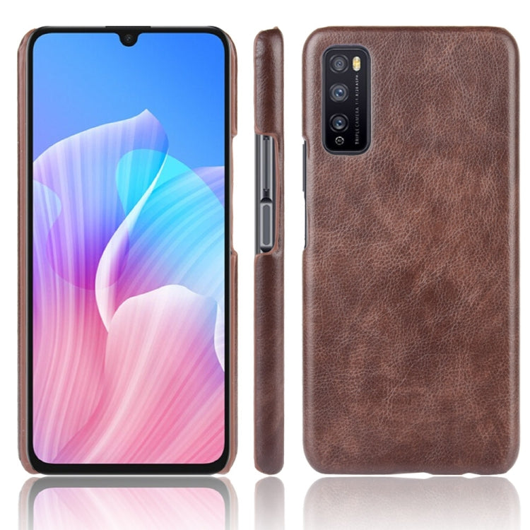 For Huawei Enjoy Z/Enjoy 20 Pro Shockproof Litchi Texture PC + PU Case