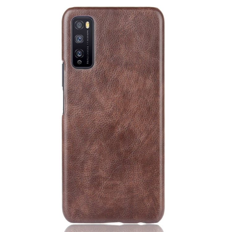 For Huawei Enjoy Z/Enjoy 20 Pro Shockproof Litchi Texture PC + PU Case
