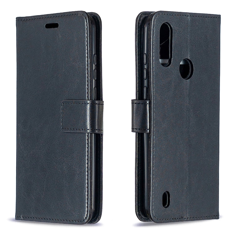 For Motorola Moto E6s (2020) Crazy Horse Texture Horizontal Flip Leather Case with Holder & Card Slots & Wallet & Photo Frame