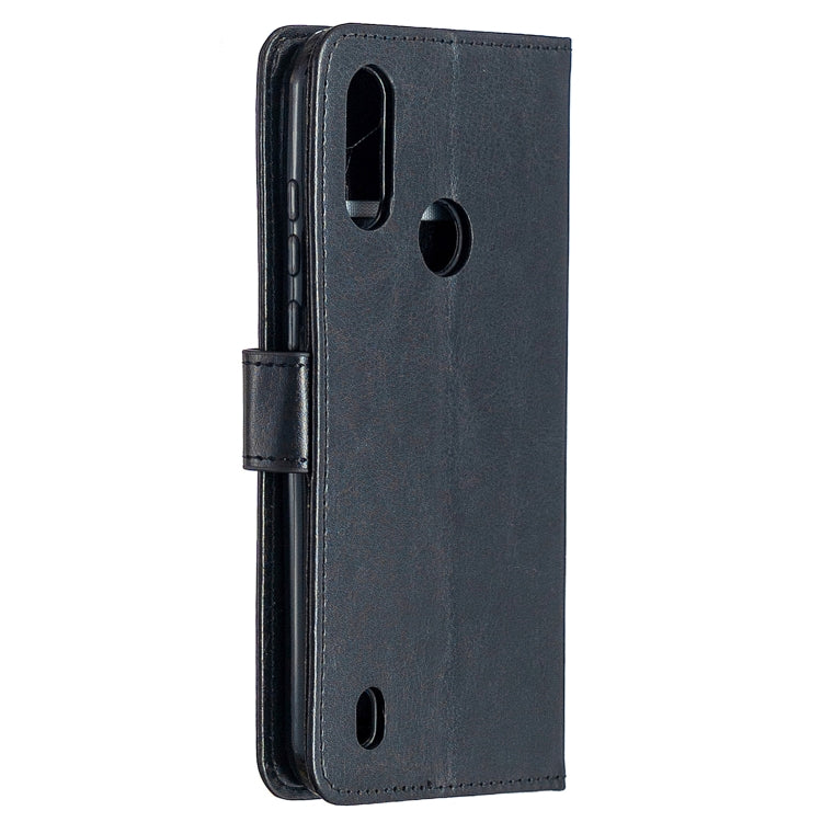 For Motorola Moto E6s (2020) Crazy Horse Texture Horizontal Flip Leather Case with Holder & Card Slots & Wallet & Photo Frame