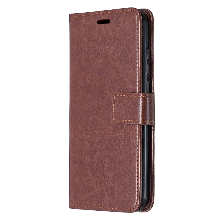 For Motorola Moto E6s (2020) Crazy Horse Texture Horizontal Flip Leather Case with Holder & Card Slots & Wallet & Photo Frame