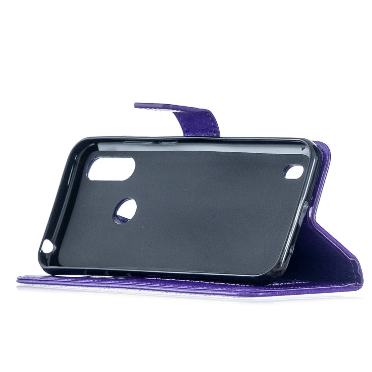 For Motorola Moto E6s (2020) Crazy Horse Texture Horizontal Flip Leather Case with Holder & Card Slots & Wallet & Photo Frame