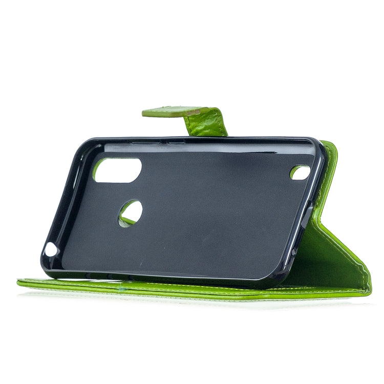 For Motorola Moto E6s (2020) Crazy Horse Texture Horizontal Flip Leather Case with Holder & Card Slots & Wallet & Photo Frame