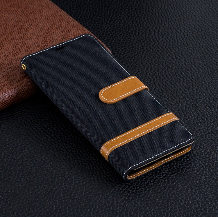 Color Matching Denim Texture Leather Case for Sony Xperia 10 / XA3,