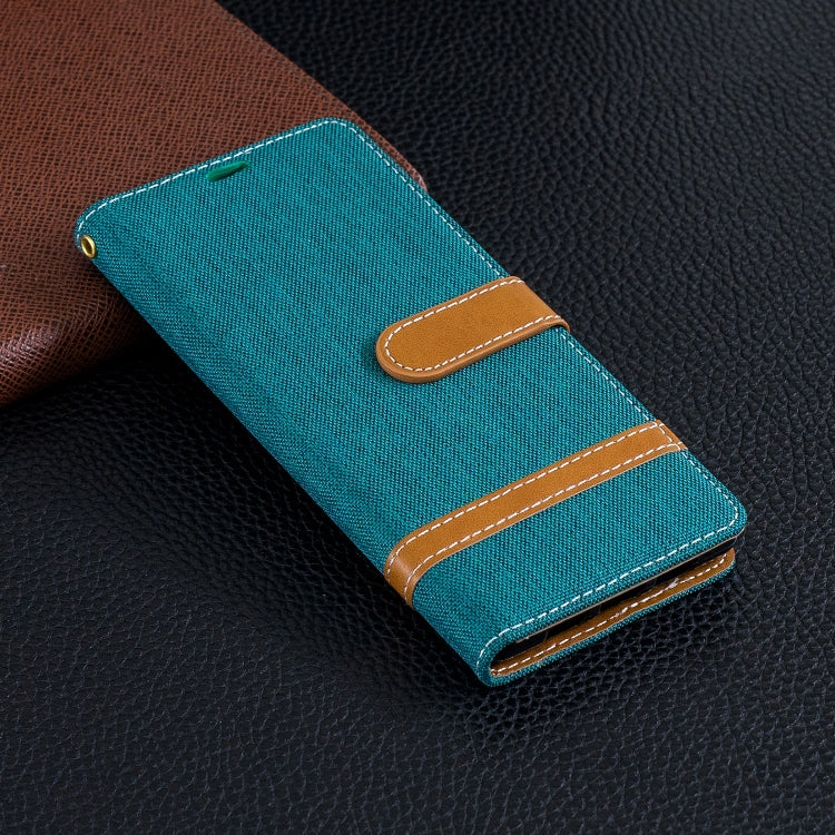 Color Matching Denim Texture Leather Case for Sony Xperia 10 / XA3,