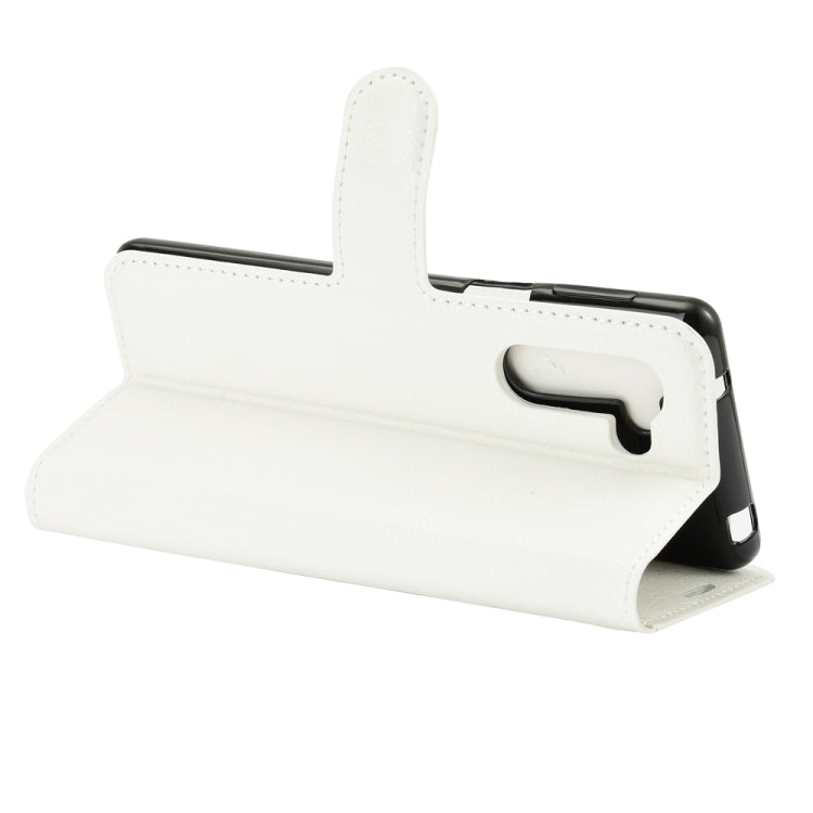 For Sharp senior Litchi Texture Horizontal Flip Protective Case with Holder & Card Slots & Wallet