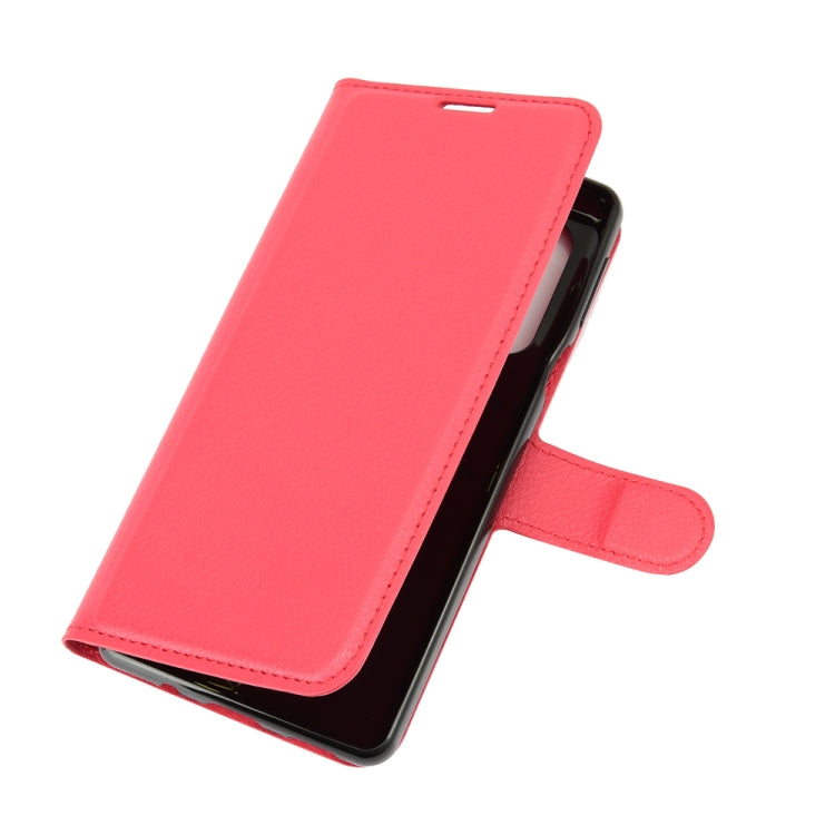 For Sharp senior Litchi Texture Horizontal Flip Protective Case with Holder & Card Slots & Wallet