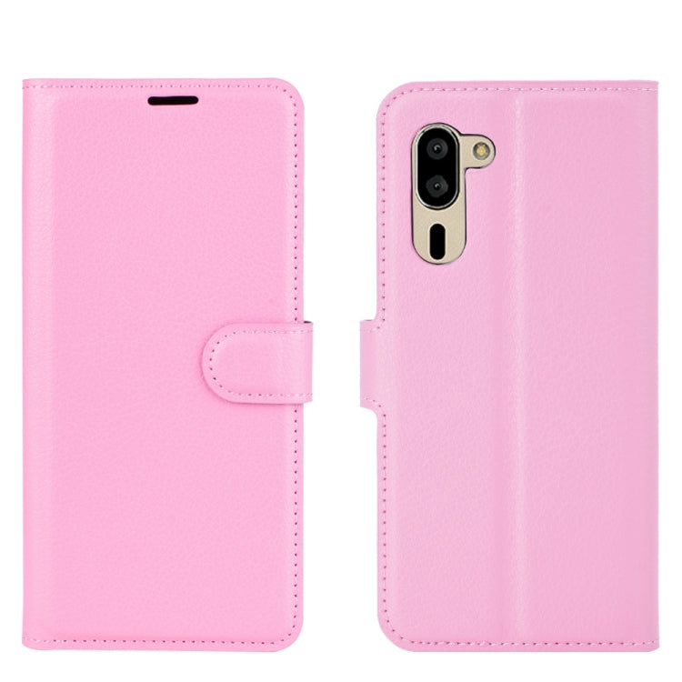 For Sharp senior Litchi Texture Horizontal Flip Protective Case with Holder & Card Slots & Wallet