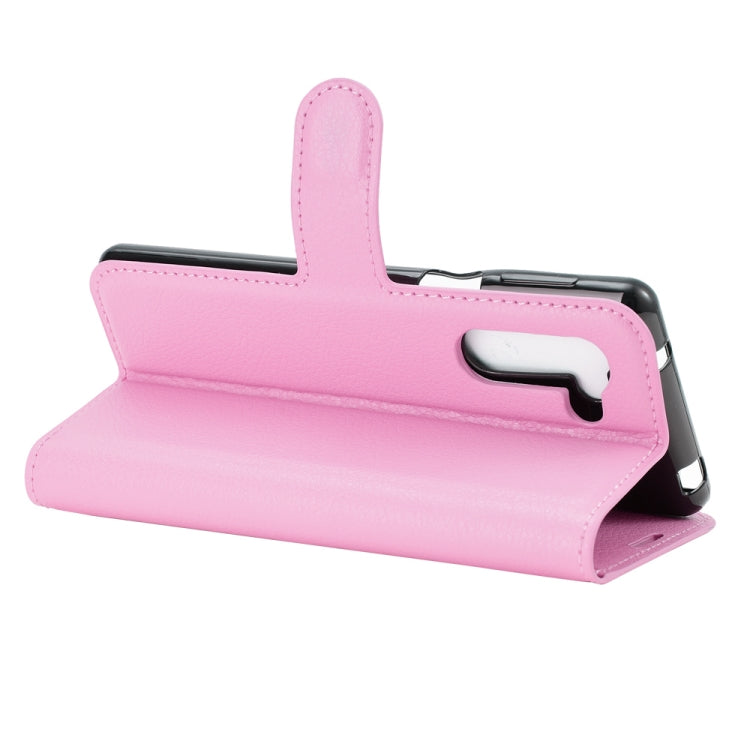 For Sharp senior Litchi Texture Horizontal Flip Protective Case with Holder & Card Slots & Wallet