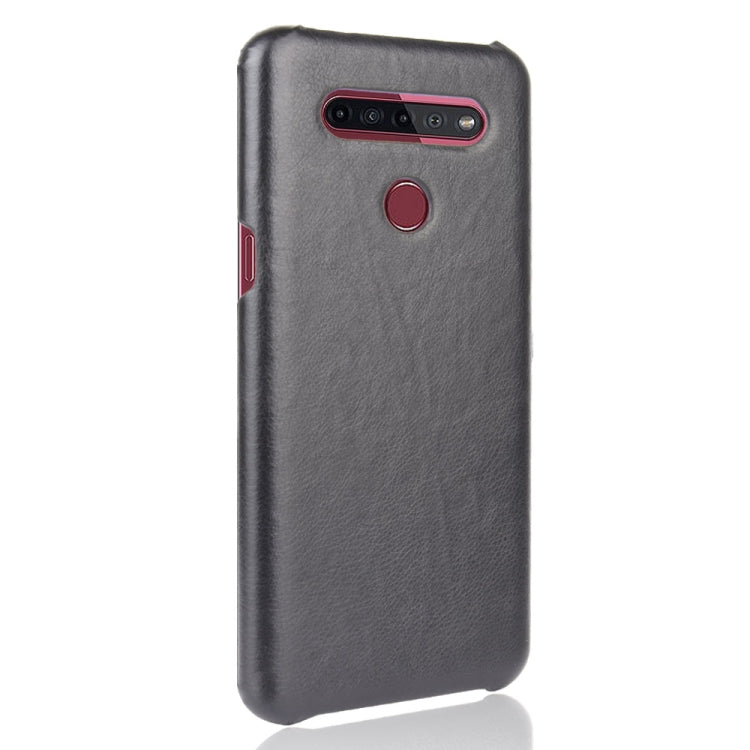 For LG K51S Shockproof Litchi Texture PC + PU Case