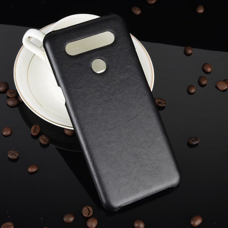 For LG K51S Shockproof Litchi Texture PC + PU Case