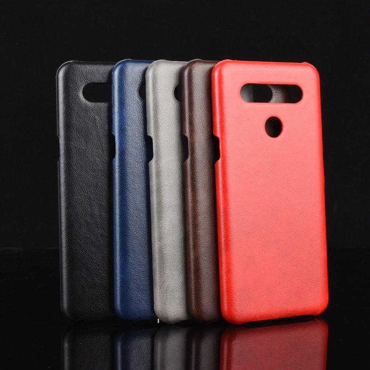 For LG K51S Shockproof Litchi Texture PC + PU Case