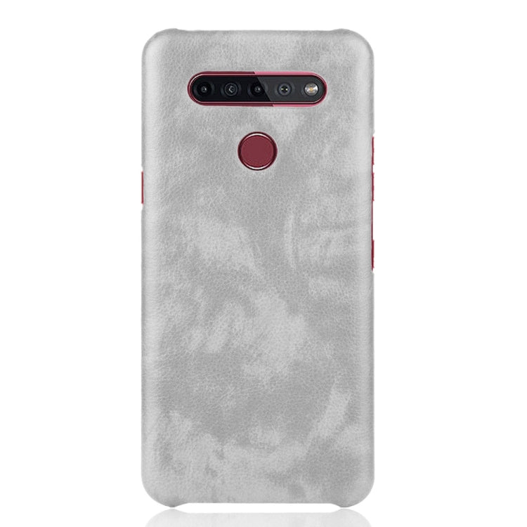 For LG K51S Shockproof Litchi Texture PC + PU Case