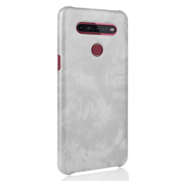 For LG K51S Shockproof Litchi Texture PC + PU Case