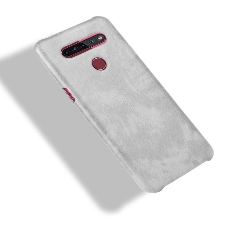 For LG K51S Shockproof Litchi Texture PC + PU Case
