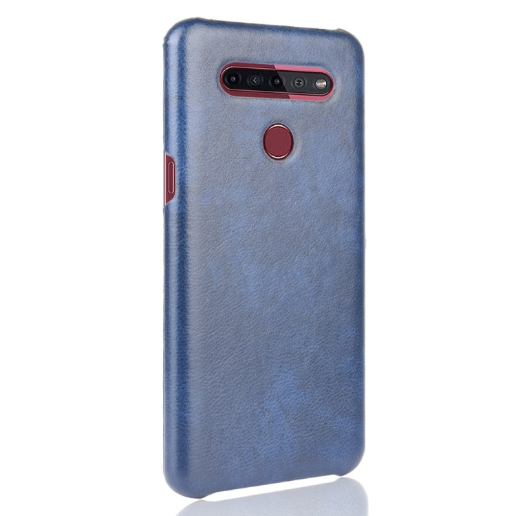 For LG K51S Shockproof Litchi Texture PC + PU Case