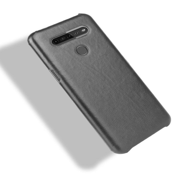 For LG K41S Shockproof Litchi Texture PC + PU Case