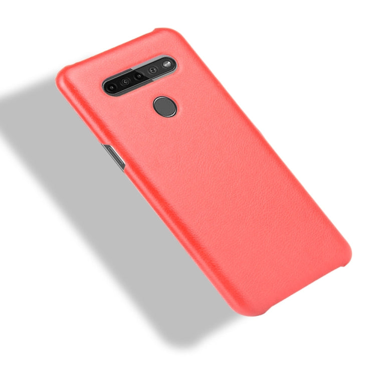 For LG K41S Shockproof Litchi Texture PC + PU Case