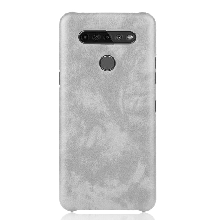 For LG K41S Shockproof Litchi Texture PC + PU Case
