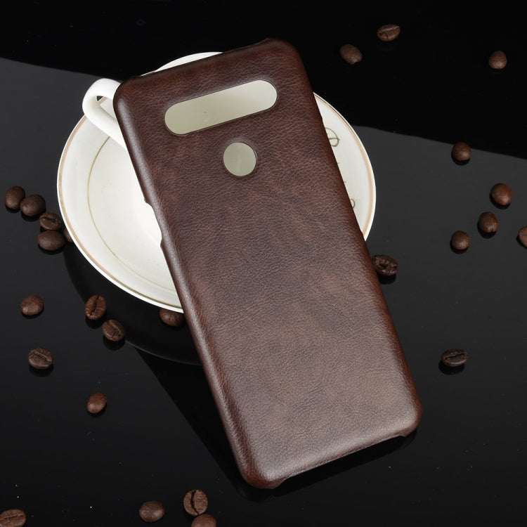 For LG K41S Shockproof Litchi Texture PC + PU Case