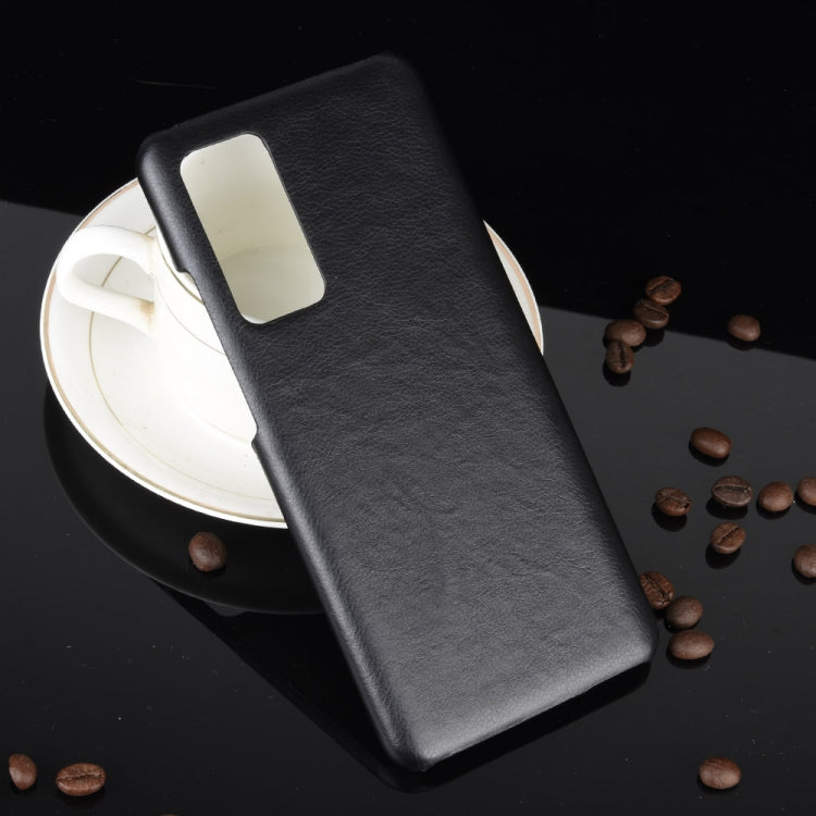 For Huawei Honor Play4 Shockproof Litchi Texture PC + PU Case