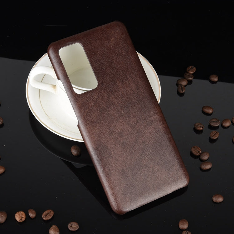 For Huawei Honor Play4 Shockproof Litchi Texture PC + PU Case