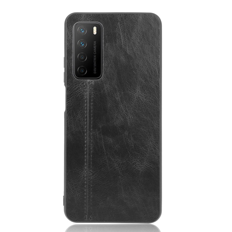 For Huawei Honor Play4 Shockproof Sewing Cow Pattern Skin PC + PU + TPU Case