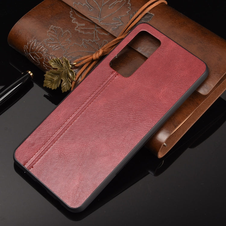 For Huawei Honor Play4 Shockproof Sewing Cow Pattern Skin PC + PU + TPU Case