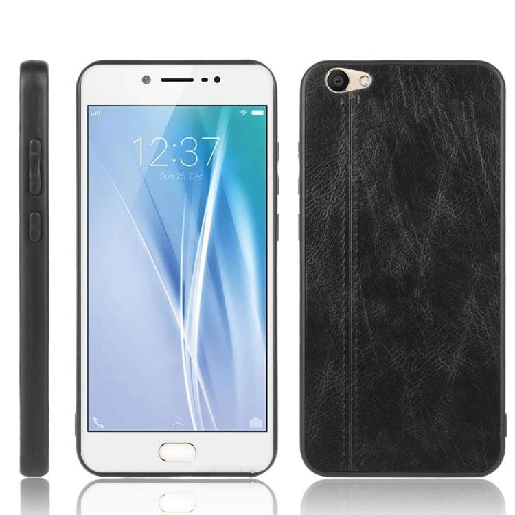 For Vivo V5/Y67 Shockproof Sewing Cow Pattern Skin PC + PU + TPU Case