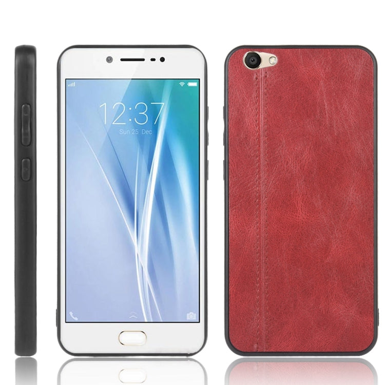 For Vivo V5/Y67 Shockproof Sewing Cow Pattern Skin PC + PU + TPU Case