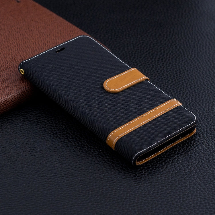 Color Matching Denim Texture Leather Case for Xiaomi Pocophone F1, with Holder & Card Slots & Wallet & Lanyard
