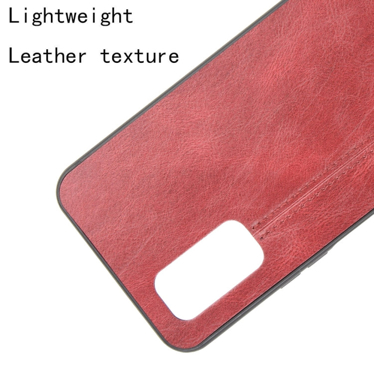 For Vivo Z1x Shockproof Sewing Cow Pattern Skin PC + PU + TPU Case