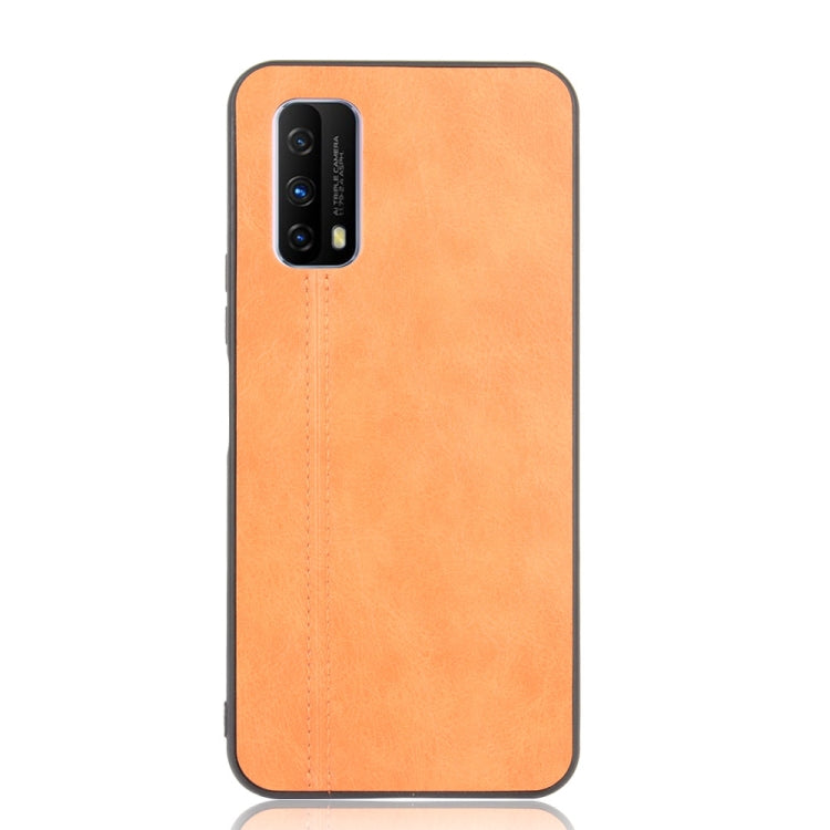 For Vivo Z1x Shockproof Sewing Cow Pattern Skin PC + PU + TPU Case
