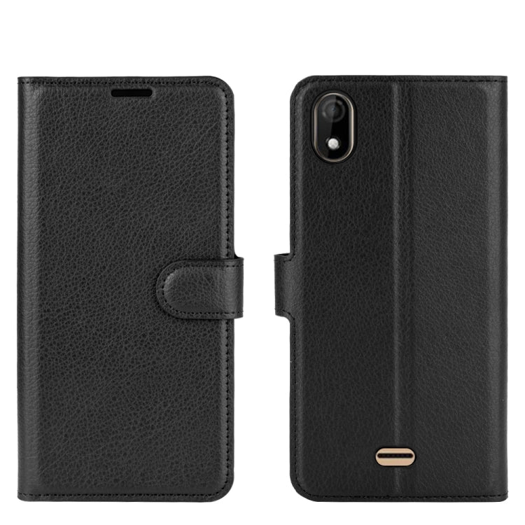 For WIKO Y61 Litchi Texture Horizontal Flip Protective Case with Holder & Card Slots & Wallet