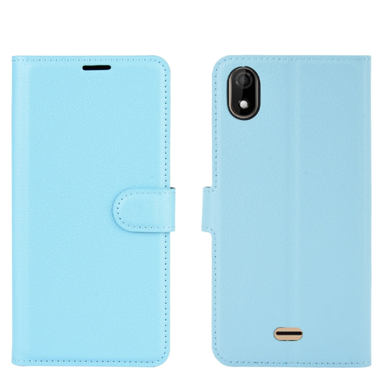 For WIKO Y61 Litchi Texture Horizontal Flip Protective Case with Holder & Card Slots & Wallet