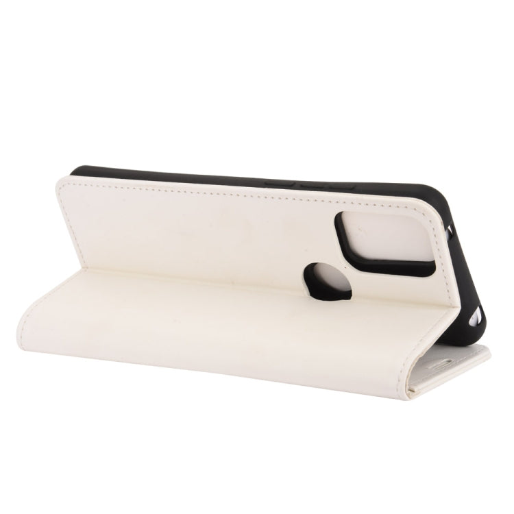 For Alcatel 3X 2020 R64 Texture Single Horizontal Flip Protective Case with Holder & Card Slots & Wallet& Photo Frame