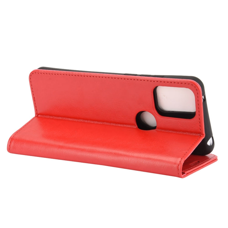 For Alcatel 3X 2020 R64 Texture Single Horizontal Flip Protective Case with Holder & Card Slots & Wallet& Photo Frame