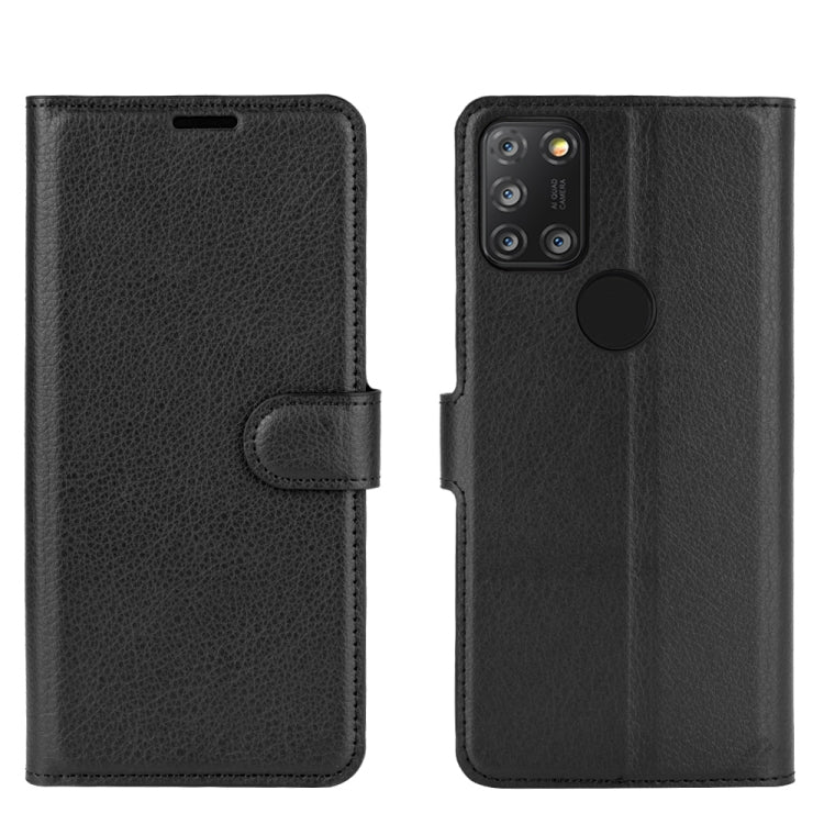 For Alcatel 3X 2020 Litchi Texture Horizontal Flip Protective Case with Holder & Card Slots & Wallet