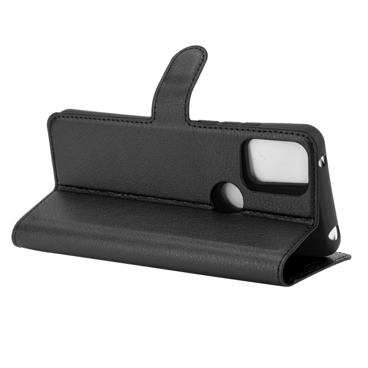 For Alcatel 3X 2020 Litchi Texture Horizontal Flip Protective Case with Holder & Card Slots & Wallet