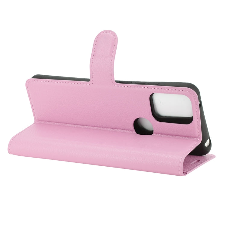 For Alcatel 3X 2020 Litchi Texture Horizontal Flip Protective Case with Holder & Card Slots & Wallet