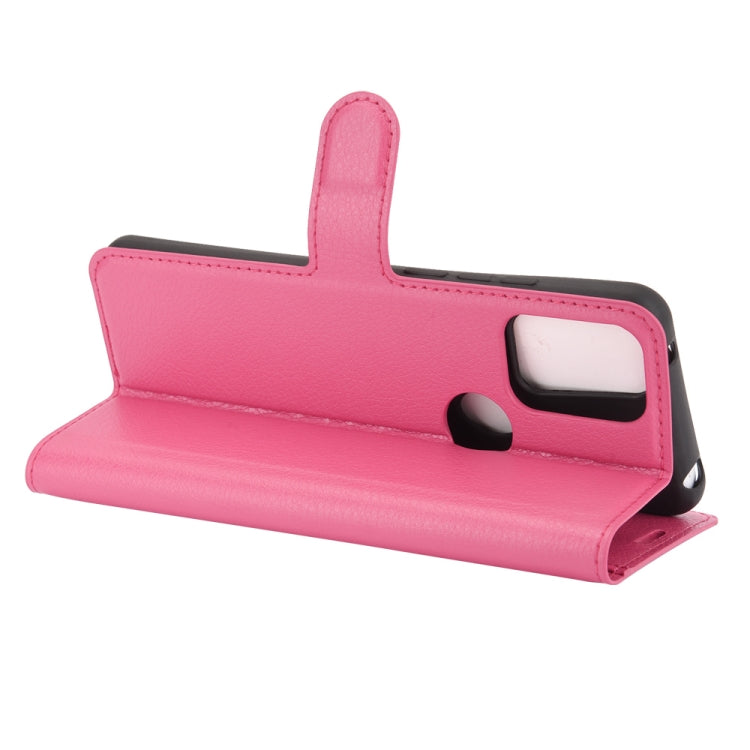 For Alcatel 3X 2020 Litchi Texture Horizontal Flip Protective Case with Holder & Card Slots & Wallet