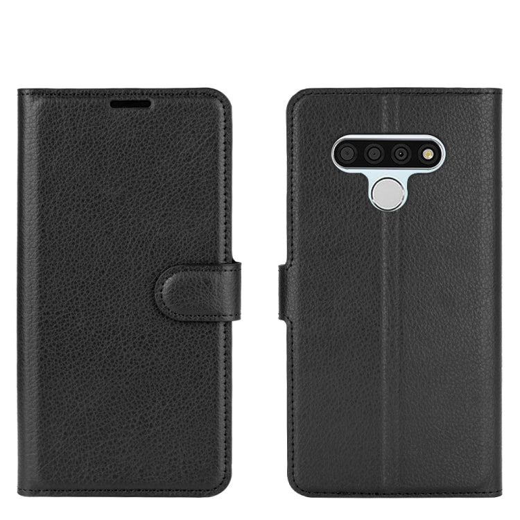 For LG Stylo 6 Litchi Texture Horizontal Flip Protective Case with Holder & Card Slots & Wallet