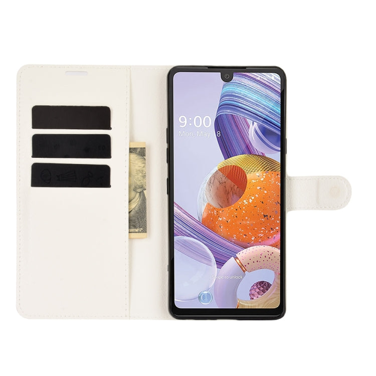 For LG Stylo 6 Litchi Texture Horizontal Flip Protective Case with Holder & Card Slots & Wallet