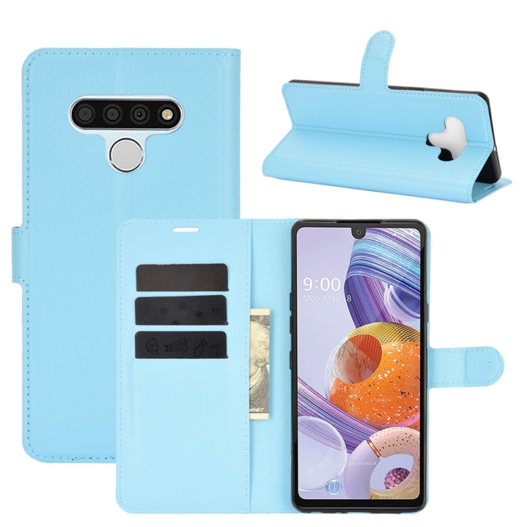 For LG Stylo 6 Litchi Texture Horizontal Flip Protective Case with Holder & Card Slots & Wallet