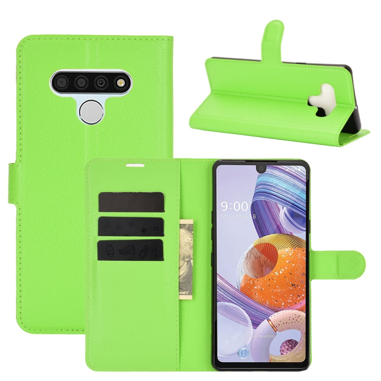 For LG Stylo 6 Litchi Texture Horizontal Flip Protective Case with Holder & Card Slots & Wallet
