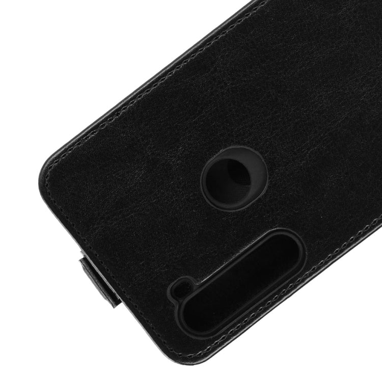 For Motorola One Fusion+ R64 Texture Single Vertical Flip Leather Protective Case with Card Slots & Photo Frame